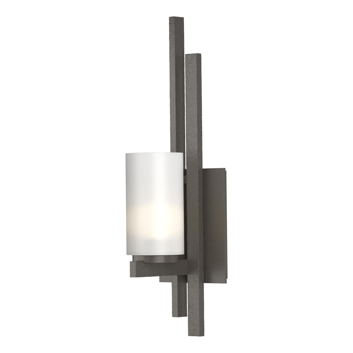 Hubbardton Forge 2010 Oil Rubbed Bronze Opal Glass (GG) Right Ondrian 1 Light Sconce