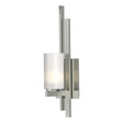 Hubbardton Forge 2010 Sterling Opal Glass (GG) Right Ondrian 1 Light Sconce