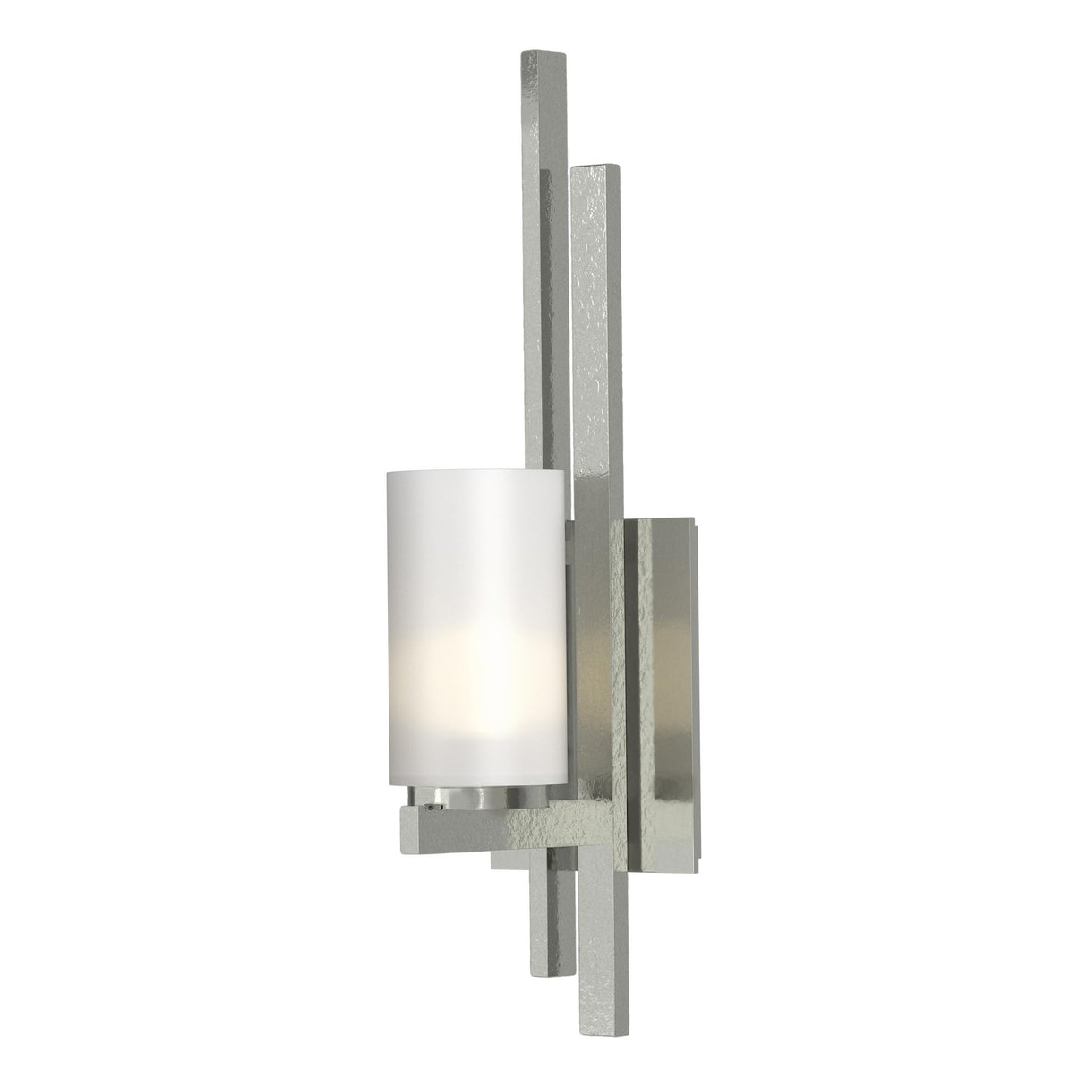 Hubbardton Forge 2010 Sterling Opal Glass (GG) Right Ondrian 1 Light Sconce