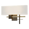 Hubbardton Forge 2014 Oil Rubbed Bronze Soft Gold Flax Shade (SE) Cosmo Sconce