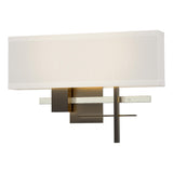 Hubbardton Forge 2014 Oil Rubbed Bronze Sterling Flax Shade (SE) Cosmo Sconce