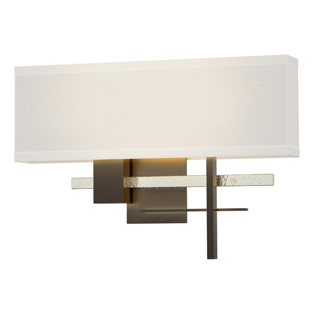 Hubbardton Forge 2014 Oil Rubbed Bronze Sterling Flax Shade (SE) Cosmo Sconce