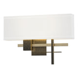 Hubbardton Forge 2014 Natural Iron Soft Gold Natural Anna Shade (SF) Cosmo Sconce