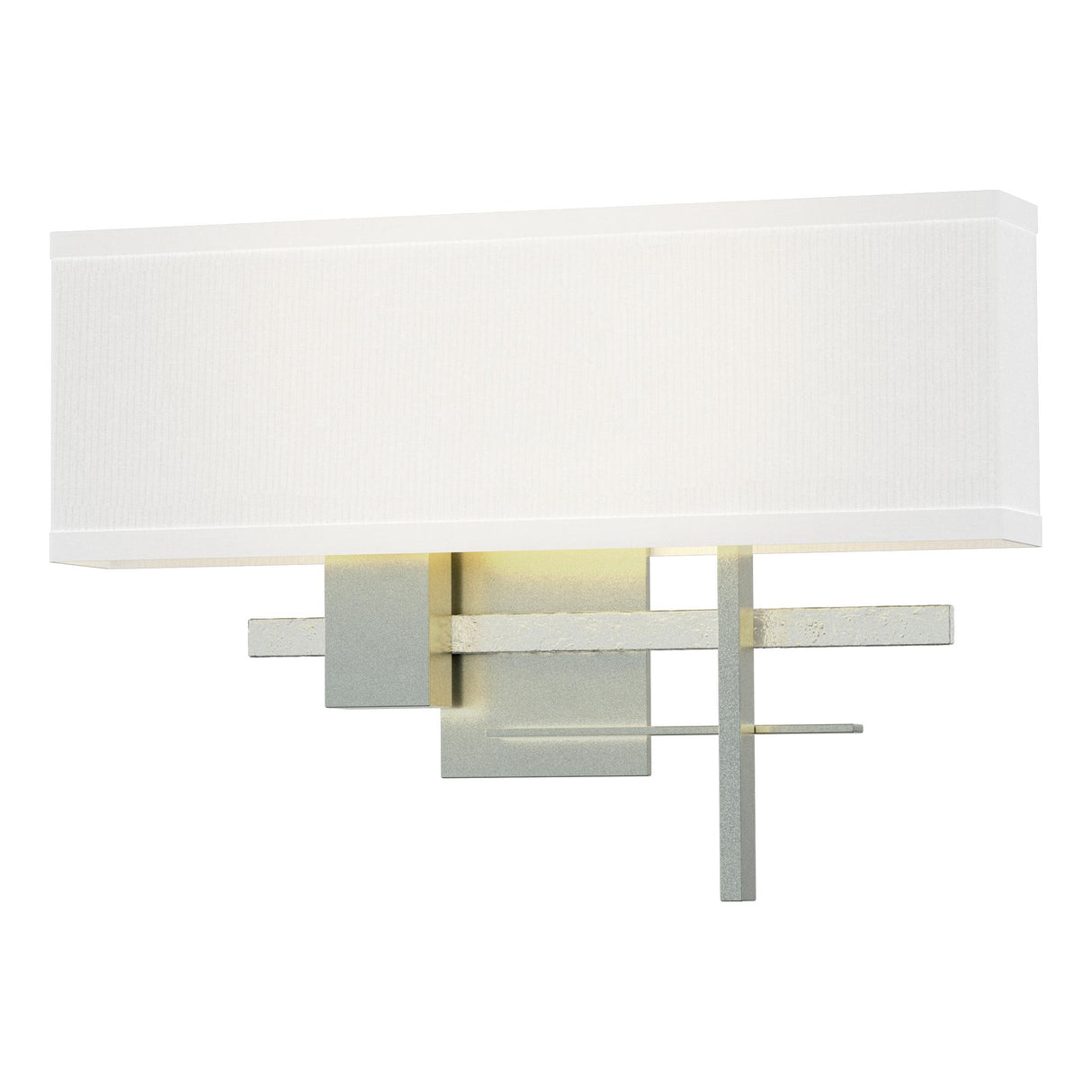 Hubbardton Forge 2014 Vintage Platinum Vintage Platinum Natural Anna Shade (SF) Cosmo Sconce