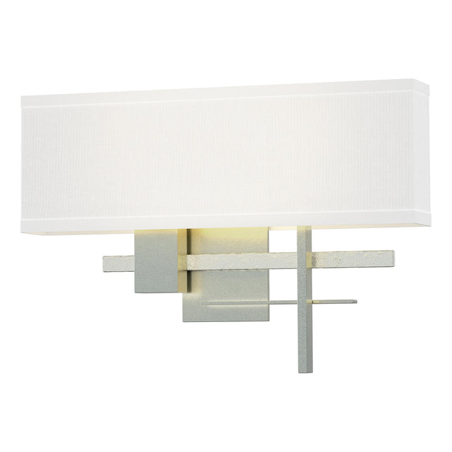 Hubbardton Forge 2014 Vintage Platinum Vintage Platinum Natural Anna Shade (SF) Cosmo Sconce