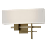 Hubbardton Forge 2014 Soft Gold Soft Gold Flax Shade (SE) Cosmo Sconce