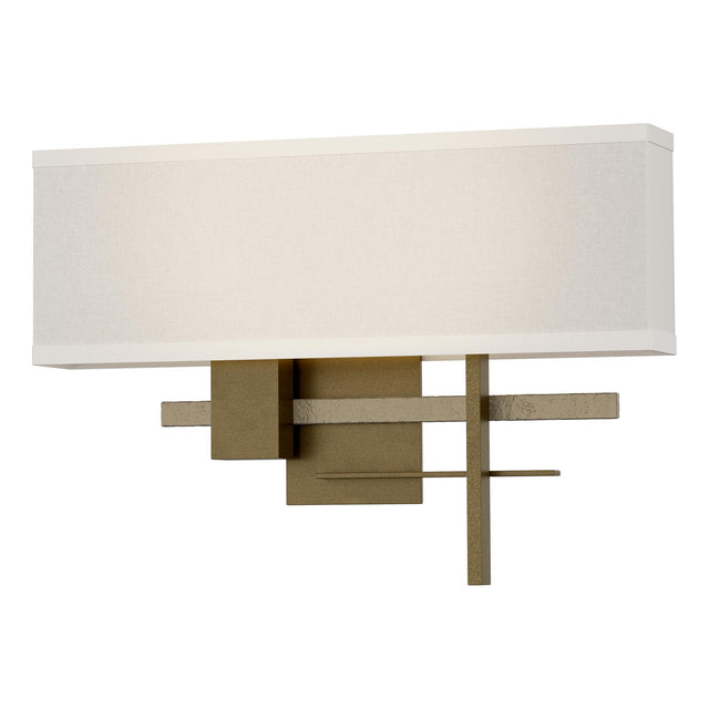 Hubbardton Forge 2014 Soft Gold Soft Gold Flax Shade (SE) Cosmo Sconce