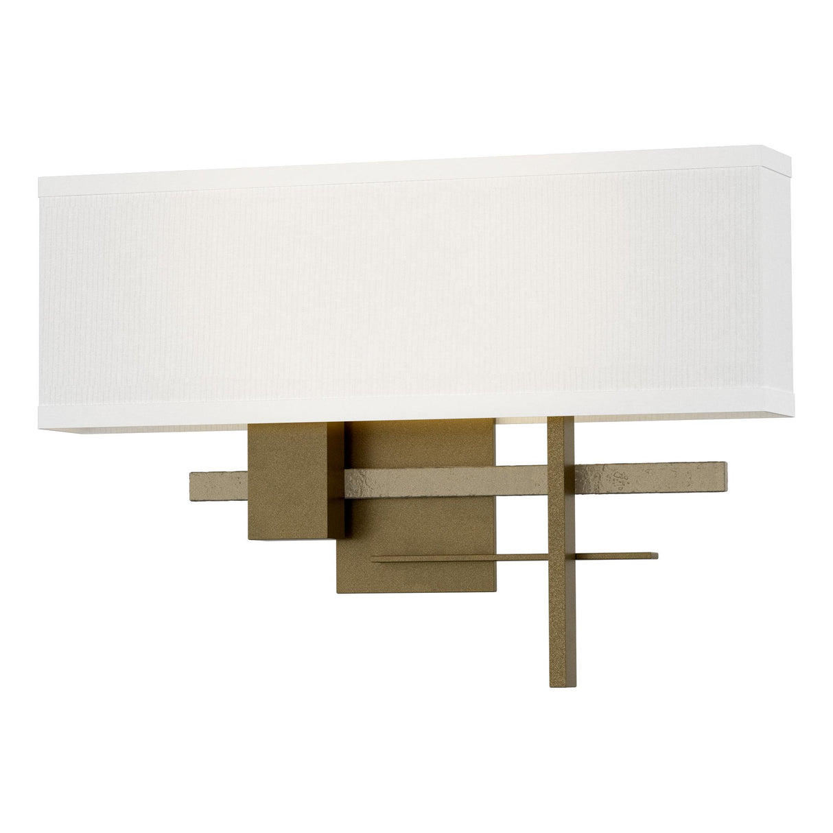 Hubbardton Forge 2014 Soft Gold Soft Gold Natural Anna Shade (SF) Cosmo Sconce