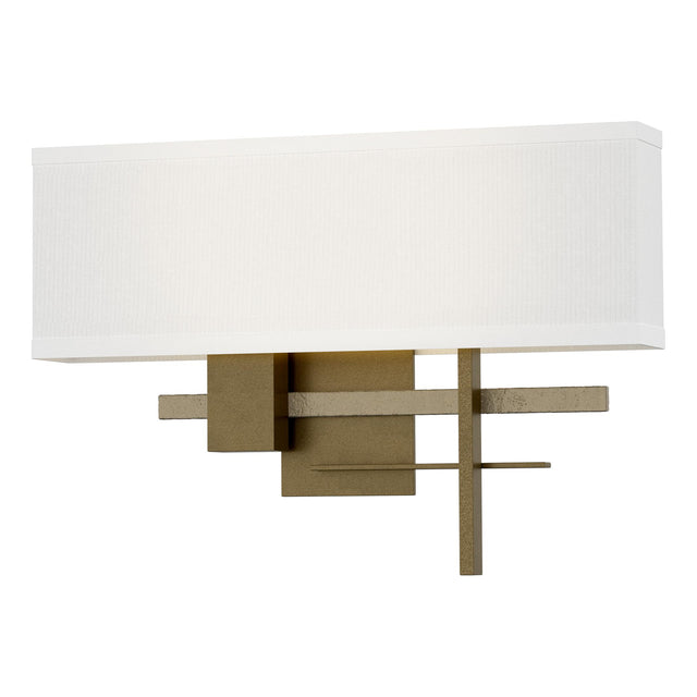 Hubbardton Forge 2014 Soft Gold Soft Gold Natural Anna Shade (SF) Cosmo Sconce