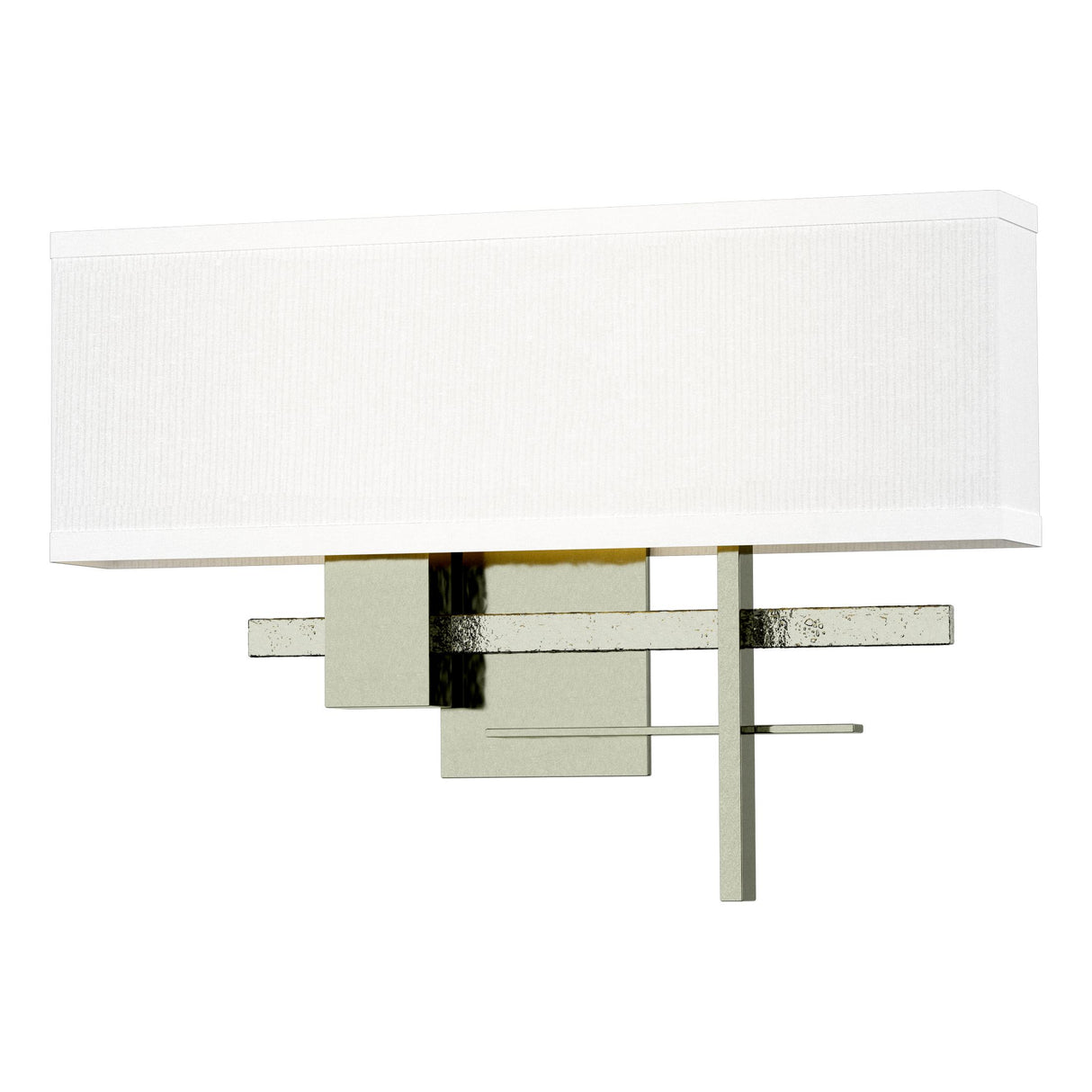 Hubbardton Forge 2014 Sterling Sterling Flax Shade (SE) Cosmo Sconce