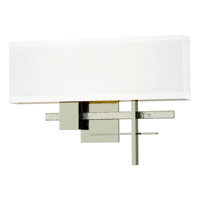 Hubbardton Forge 2014 Sterling Sterling Flax Shade (SE) Cosmo Sconce