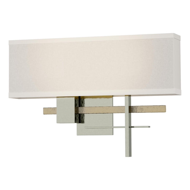 Hubbardton Forge 2014 Sterling Modern Brass Flax Shade (SE) Cosmo Sconce