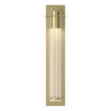 Hubbardton Forge 2013 Modern Brass Seeded Clear Glass (II) Airis Sconce