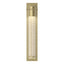 Hubbardton Forge 2013 Modern Brass Seeded Clear Glass (II) Airis Sconce