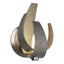 Hubbardton Forge 2012 Oil Rubbed Bronze Clear Glass with Frosted Diffuser (YE) Corona Sconce