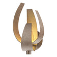 Hubbardton Forge 2014 Bronze Clear Glass with Frosted Diffuser (YE) Corona Large Sconce