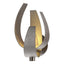 Hubbardton Forge 2014 Oil Rubbed Bronze Clear Glass with Frosted Diffuser (YE) Corona Large Sconce