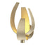 Hubbardton Forge 2014 Soft Gold Clear Glass with Frosted Diffuser (YE) Corona Large Sconce