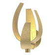 Hubbardton Forge 2014 Modern Brass Clear Glass with Frosted Diffuser (YE) Corona Large Sconce