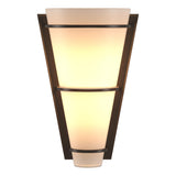 Hubbardton Forge 2001 Bronze Opal Glass (GG) Suspended Half Cone Sconce