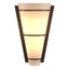 Hubbardton Forge 2001 Bronze Opal Glass (GG) Suspended Half Cone Sconce