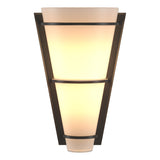 Hubbardton Forge 2001 Dark Smoke Opal Glass (GG) Suspended Half Cone Sconce