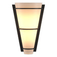 Hubbardton Forge 2001 Black Opal Glass (GG) Suspended Half Cone Sconce