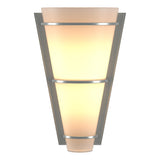 Hubbardton Forge 2001 Vintage Platinum Opal Glass (GG) Suspended Half Cone Sconce