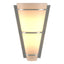 Hubbardton Forge 2001 Vintage Platinum Opal Glass (GG) Suspended Half Cone Sconce
