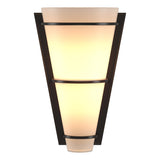 Hubbardton Forge 2001 Oil Rubbed Bronze Opal Glass (GG) Suspended Half Cone Sconce