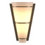 Hubbardton Forge 2001 Soft Gold Opal Glass (GG) Suspended Half Cone Sconce