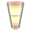 Hubbardton Forge 2001 Sterling Opal Glass (GG) Suspended Half Cone Sconce