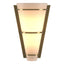 Hubbardton Forge 2001 Modern Brass Opal Glass (GG) Suspended Half Cone Sconce