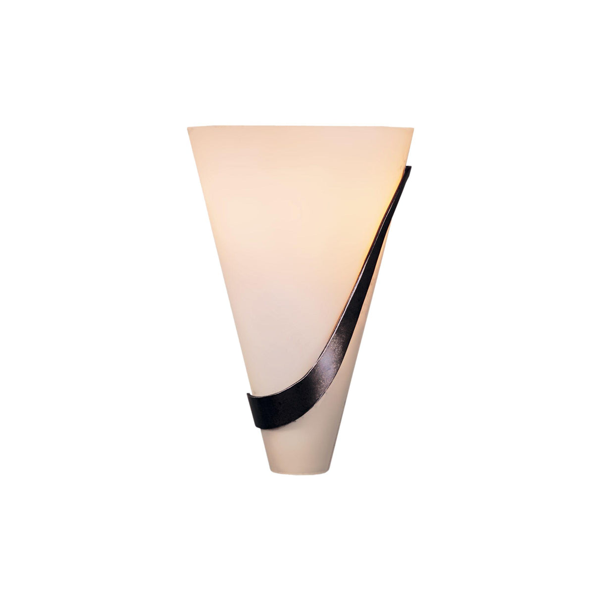 Hubbardton Forge 2004 Bronze Opal Glass (GG) Right Half Cone Sconce