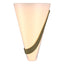 Hubbardton Forge 2004 Modern Brass Opal Glass (GG) Right Half Cone Sconce