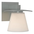 Hubbardton Forge 2010 Vintage Platinum Opal Glass (GG) Wren 1 Light Sconce