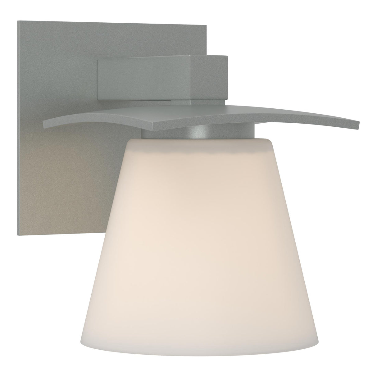 Hubbardton Forge 2010 Vintage Platinum Opal Glass (GG) Wren 1 Light Sconce
