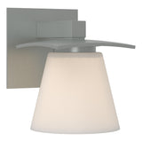 Hubbardton Forge 2010 Vintage Platinum Opal Glass (GG) Wren 1 Light Sconce