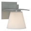 Hubbardton Forge 2010 Vintage Platinum Opal Glass (GG) Wren 1 Light Sconce