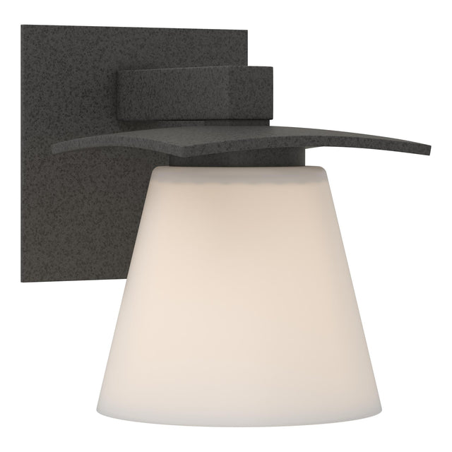 Hubbardton Forge 2010 Natural Iron Opal Glass (GG) Wren 1 Light Sconce