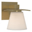 Hubbardton Forge 2010 Modern Brass Opal Glass (GG) Wren 1 Light Sconce