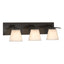 Hubbardton Forge 2010 Oil Rubbed Bronze Opal Glass (GG) Wren 3 Light Sconce