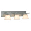 Hubbardton Forge 2010 Vintage Platinum Opal Glass (GG) Wren 3 Light Sconce
