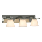 Hubbardton Forge 2010 Sterling Opal Glass (GG) Wren 3 Light Sconce