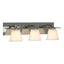 Hubbardton Forge 2010 Sterling Opal Glass (GG) Wren 3 Light Sconce