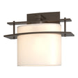Hubbardton Forge 2009 Bronze Opal Glass (GG) Arc Ellipse 1 Light Sconce
