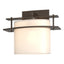 Hubbardton Forge 2009 Bronze Opal Glass (GG) Arc Ellipse 1 Light Sconce