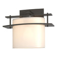 Hubbardton Forge 2009 Dark Smoke Opal Glass (GG) Arc Ellipse 1 Light Sconce