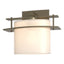 Hubbardton Forge 2009 Soft Gold Opal Glass (GG) Arc Ellipse 1 Light Sconce