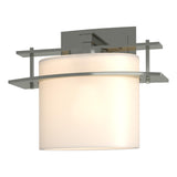 Hubbardton Forge 2009 Sterling Opal Glass (GG) Arc Ellipse 1 Light Sconce